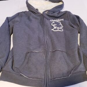 Disney Parks Hoodie Soft Fleece Sherpa Lining Mickey 55 Disneyland Adult XL